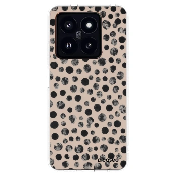 Picasee silikonowe przeźroczyste etui na Xiaomi 14 Pro - Dots
