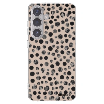 Picasee silikonowe przeźroczyste etui na Samsung Galaxy S24 S921B 5G - Dots