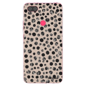 Picasee silikonowe przeźroczyste etui na Xiaomi Mi 8 Lite - Dots