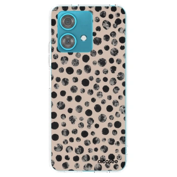 Picasee silikonowe przeźroczyste etui na Motorola Edge 40 Neo - Dots