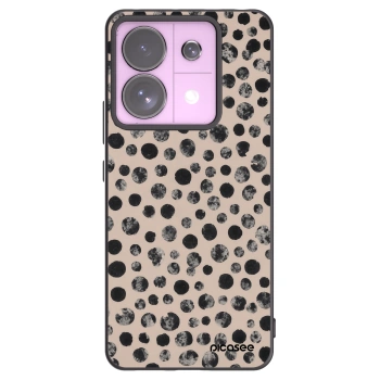 Picasee silikonowe czarne etui na Xiaomi Redmi Note 13 Pro 5G - Dots