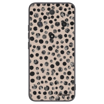 Picasee silikonowe czarne etui na Honor Magic6 Lite 5G - Dots