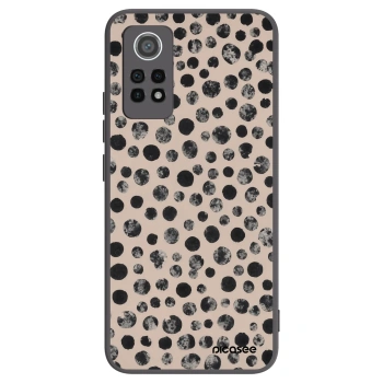 Picasee silikonowe czarne etui na Xiaomi Redmi Note 12 Pro 4G - Dots