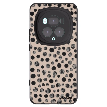 Picasee silikonowe czarne etui na Honor Magic6 Pro - Dots