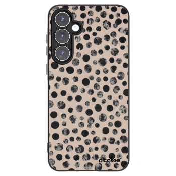 Picasee silikonowe czarne etui na Samsung Galaxy A55 5G A556B - Dots