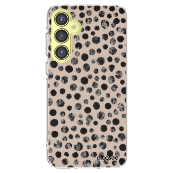 Picasee silikonowe przeźroczyste etui na Samsung Galaxy A35 5G A356B - Dots