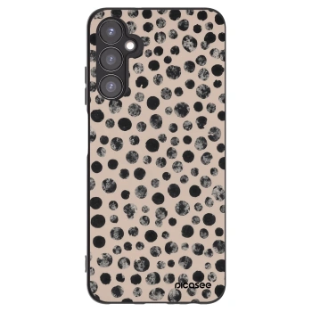 Picasee silikonowe czarne etui na Samsung Galaxy A05s A057G - Dots