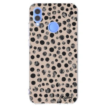 Picasee silikonowe przeźroczyste etui na Honor 10 Lite - Dots