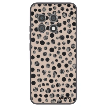 Picasee silikonowe czarne etui na OnePlus 11 5G - Dots