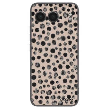 Picasee silikonowe czarne etui na OnePlus Nord 4 - Dots