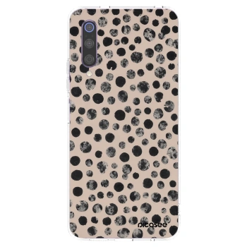 Picasee silikonowe przeźroczyste etui na Xiaomi Mi 9 - Dots
