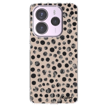 Picasee silikonowe przeźroczyste etui na Xiaomi Redmi Note 14 5G - Dots