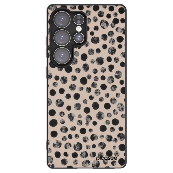 Picasee silikonowe czarne etui na Samsung Galaxy S25 Ultra 5G - Dots