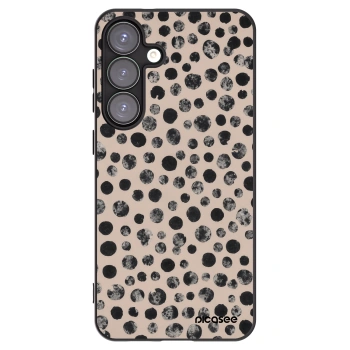 Picasee silikonowe czarne etui na Samsung Galaxy S25+ 5G - Dots