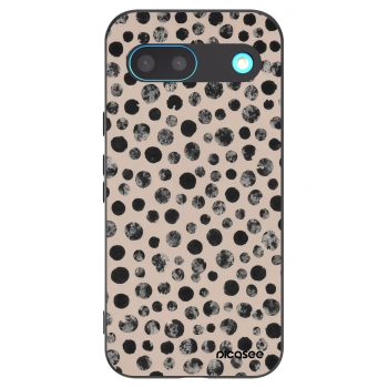 Picasee silikonowe czarne etui na Google Pixel 8 - Dots
