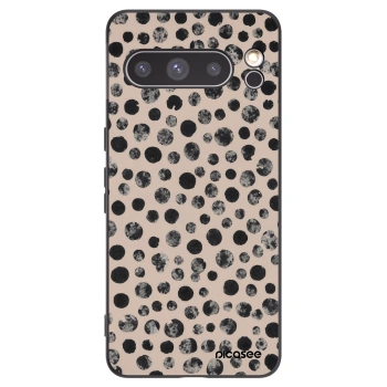 Picasee silikonowe czarne etui na Google Pixel 8 Pro - Dots