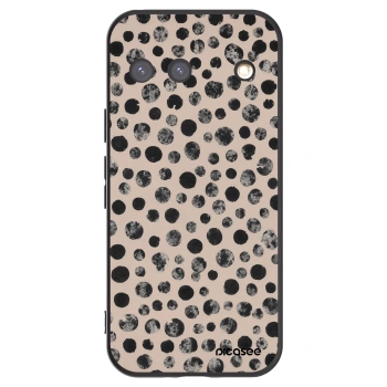 Picasee silikonowe czarne etui na Google Pixel 9 - Dots