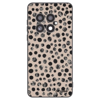 Picasee silikonowe czarne etui na OnePlus 13 5G - Dots