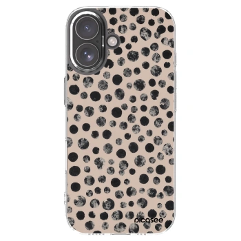 Picasee silikonowe przeźroczyste etui na Apple iPhone 17 - Dots