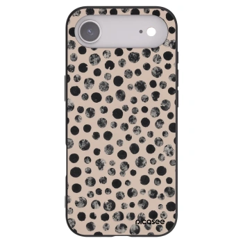 Picasee silikonowe czarne etui na Apple iPhone Air - Dots