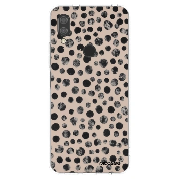 Picasee silikonowe przeźroczyste etui na Xiaomi Redmi 7 - Dots