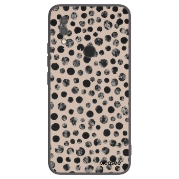Picasee silikonowe czarne etui na Xiaomi Redmi 7 - Dots