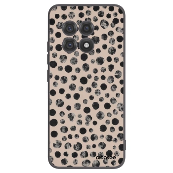 Picasee silikonowe czarne etui na OnePlus 13R 5G - Dots