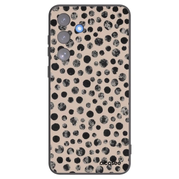 Picasee silikonowe czarne etui na Samsung Galaxy S25 FE 5G - Dots
