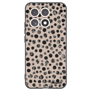 Picasee silikonowe czarne etui na Xiaomi 15T - Dots