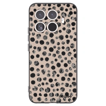 Picasee silikonowe czarne etui na Xiaomi 15T Pro - Dots