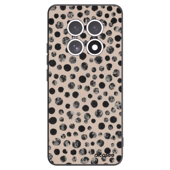Picasee silikonowe czarne etui na Xiaomi Redmi Note 15 - Dots