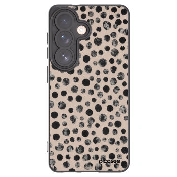 Picasee silikonowe czarne etui na Samsung Galaxy S26 - Dots