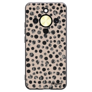Picasee silikonowe czarne etui na Honor Magic8 Lite 5G - Dots