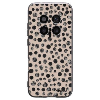 Picasee silikonowe czarne etui na Honor Magic8 Pro 5G - Dots