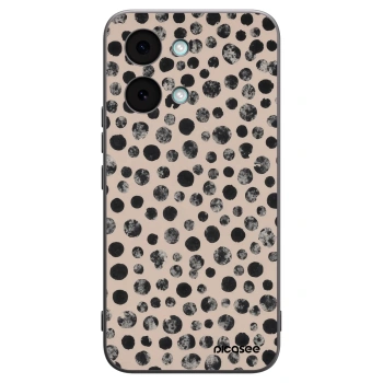 Picasee silikonowe czarne etui na Xiaomi Poco X8 Pro Max - Dots