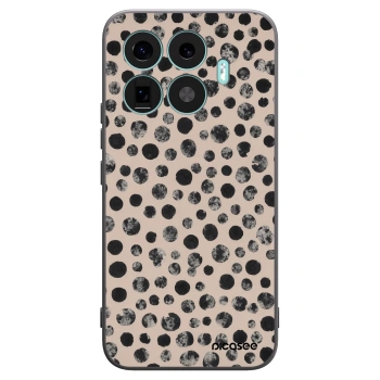 Picasee silikonowe czarne etui na Xiaomi 17T Pro - Dots