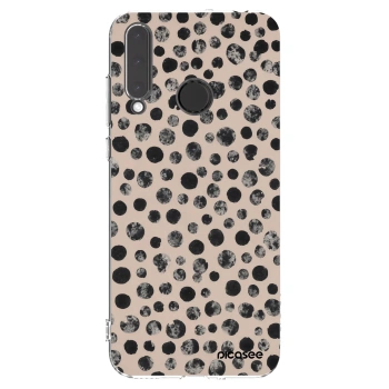 Picasee silikonowe przeźroczyste etui na Honor 20 Lite - Dots