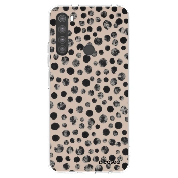 Picasee silikonowe przeźroczyste etui na Xiaomi Redmi Note 8 - Dots