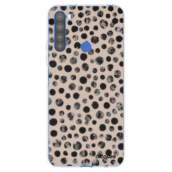 Picasee silikonowe przeźroczyste etui na Xiaomi Redmi Note 8T - Dots