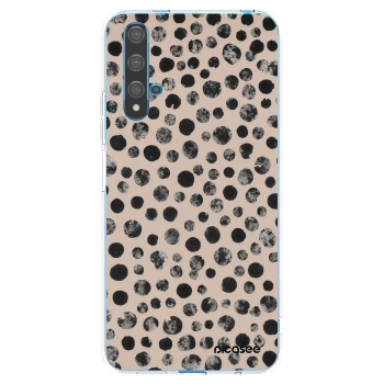 Picasee silikonowe przeźroczyste etui na Huawei Nova 5T - Dots