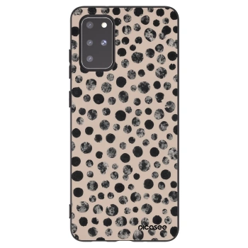 Picasee silikonowe czarne etui na Samsung Galaxy S20+ G985F - Dots