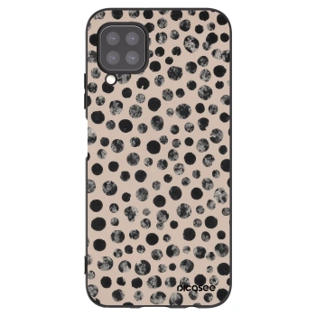 Picasee silikonowe czarne etui na Huawei P40 Lite - Dots