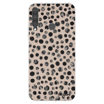 Picasee silikonowe przeźroczyste etui na Huawei P40 Lite E - Dots