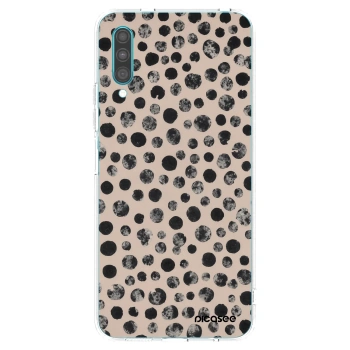 Picasee silikonowe przeźroczyste etui na Samsung Galaxy A30s A307F - Dots