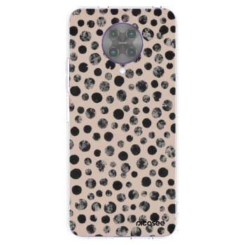 Picasee silikonowe przeźroczyste etui na Xiaomi Poco F2 Pro - Dots