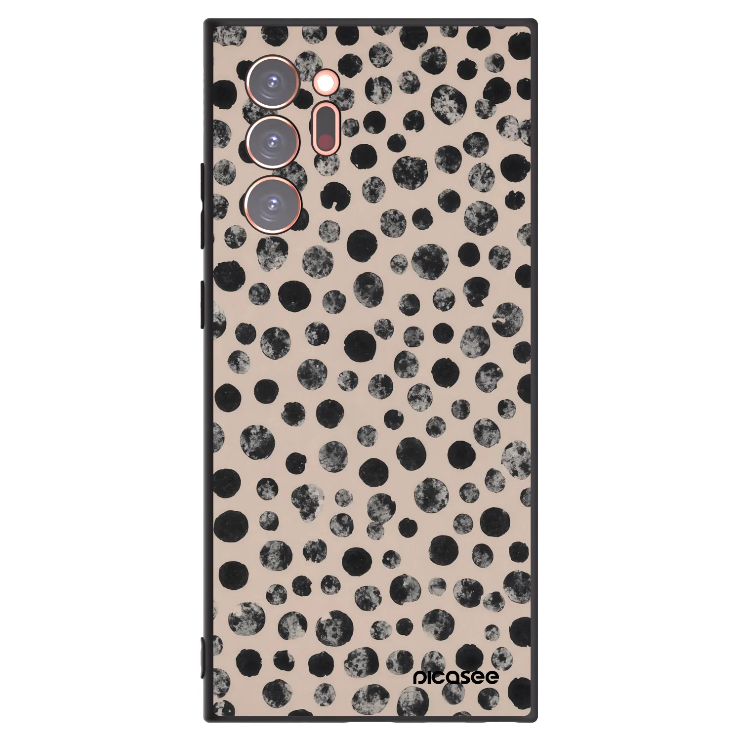 Picasee silikonowe czarne etui na Samsung Galaxy Note 20 Ultra - Dots