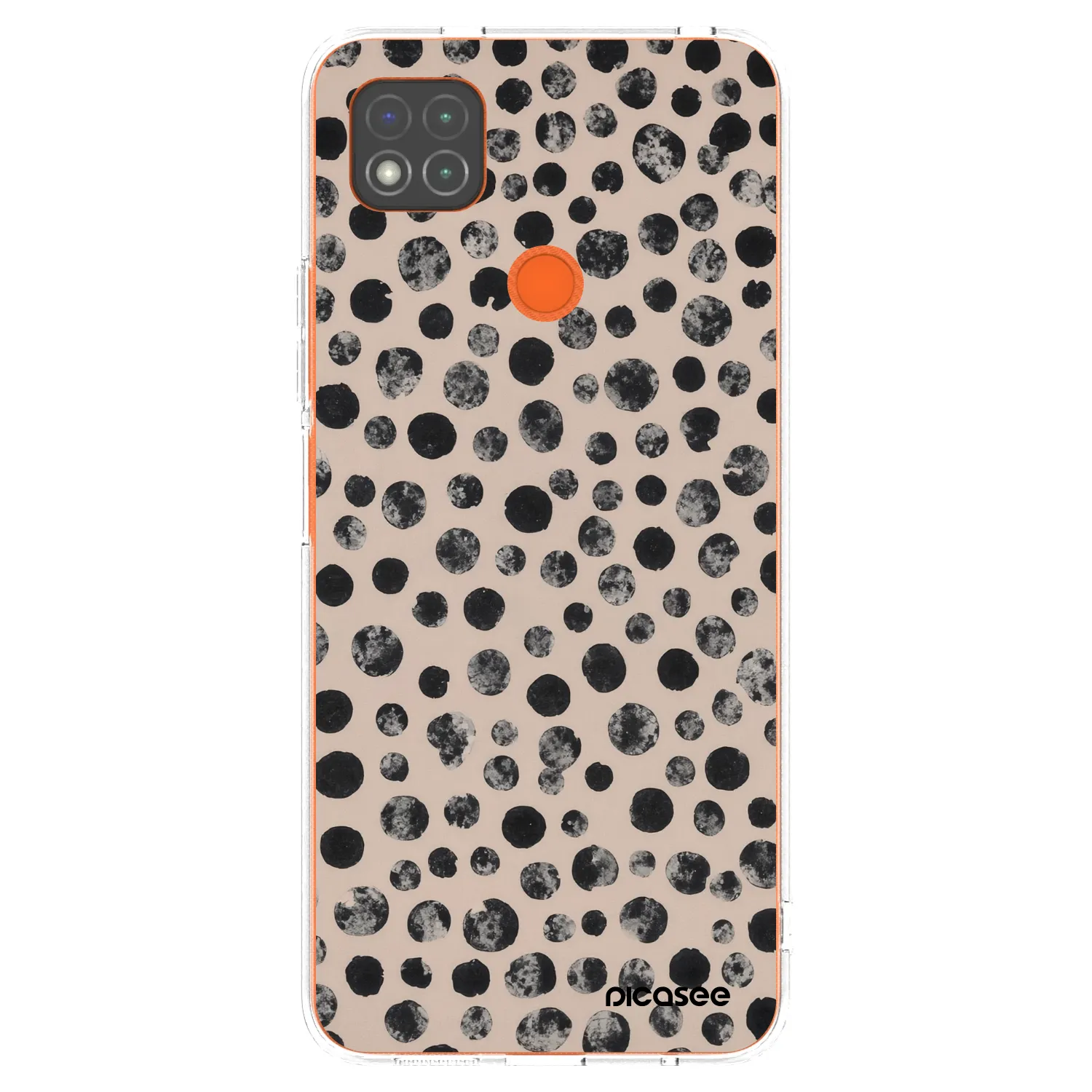Picasee silikonowe przeźroczyste etui na Xiaomi Redmi 9C - Dots