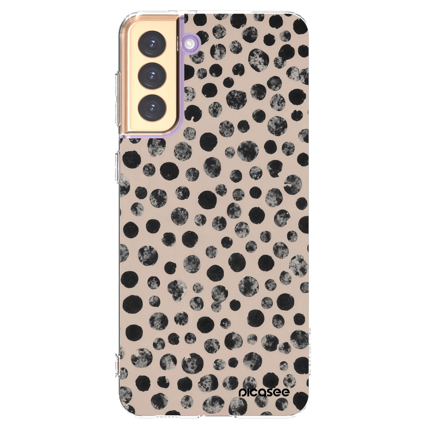 Picasee silikonowe przeźroczyste etui na Samsung Galaxy S21+ 5G G996F - Dots