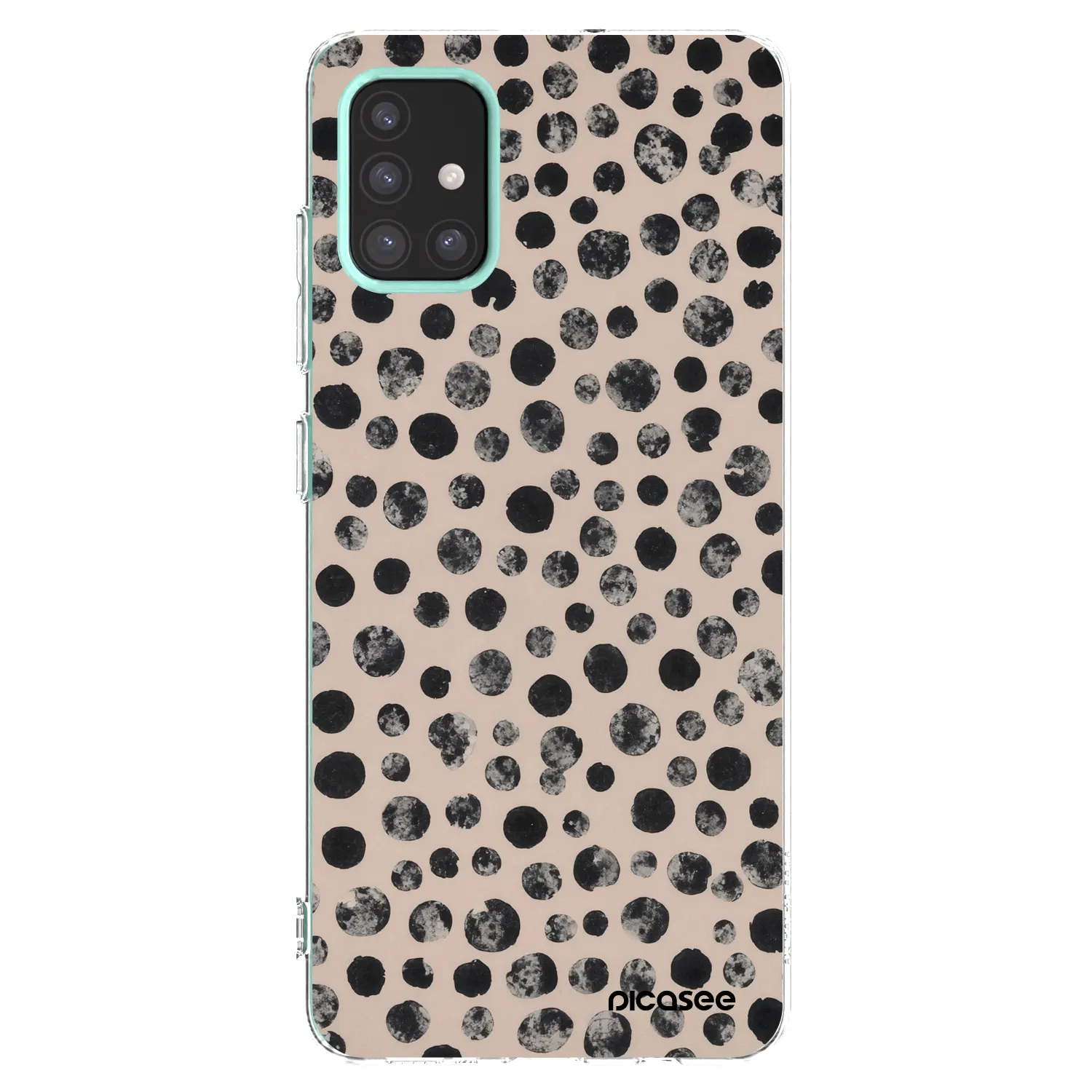 Picasee silikonowe przeźroczyste etui na Samsung Galaxy M31s - Dots