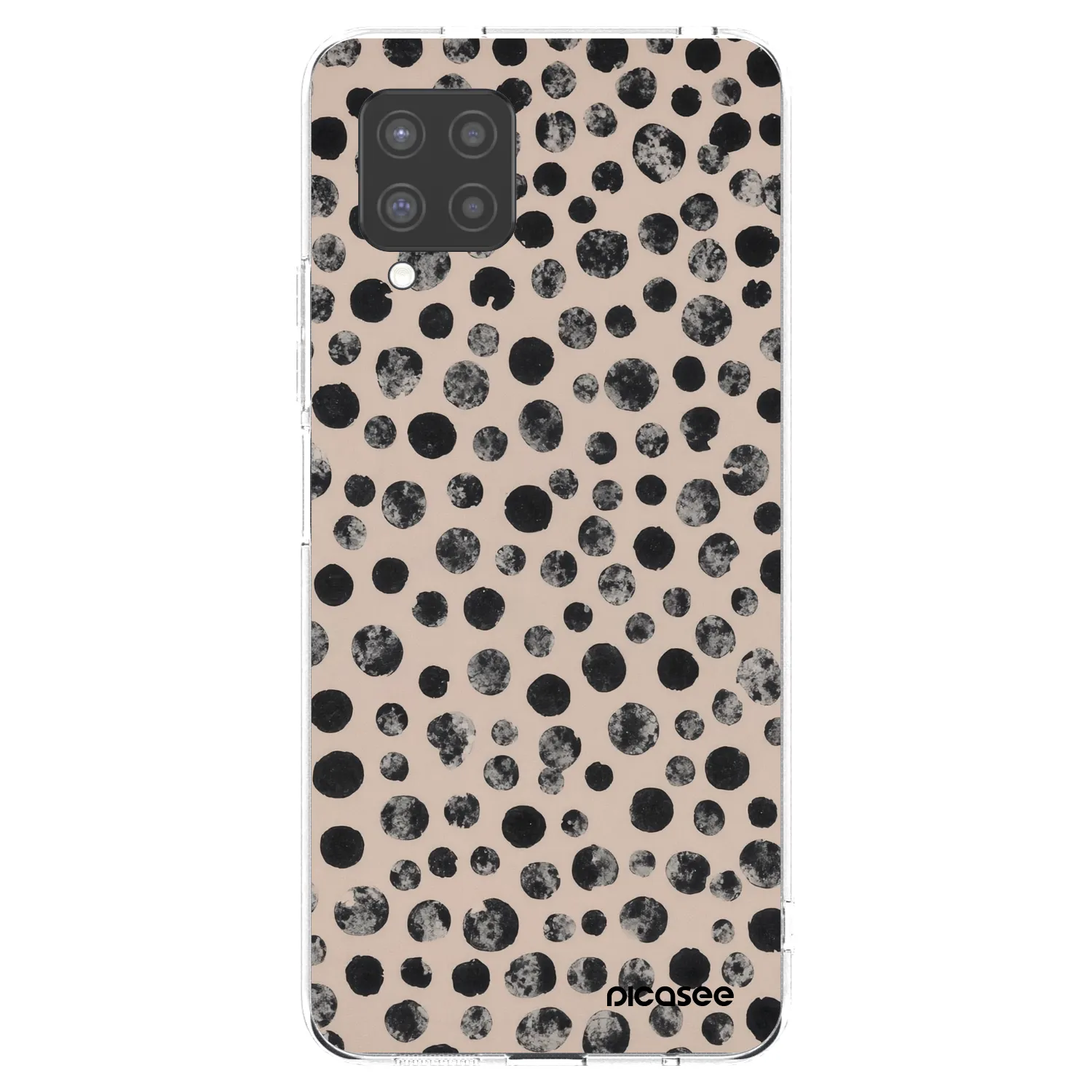 Picasee silikonowe przeźroczyste etui na Samsung Galaxy A42 A426B - Dots